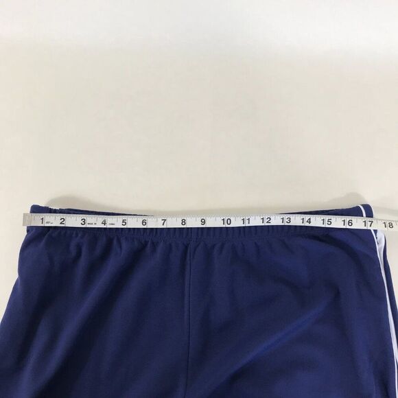 Lands’ End Wide Leg Sweatpants Women's Plus Size 1X Blue Stretch Knit Pockets - Picture 5 of 12